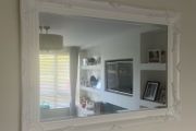 White wall mirror