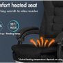 Office Chair with 8-point Massage Seat Heated Image 8