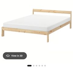 Double bed frame & Mattress