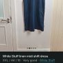 White Stuff navy linen summer dress Image 5