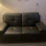 3 2 leather sofa grey Image 3