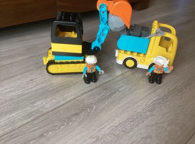 Lego Duplo Construction Truck & Tracked Excavator