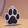 Personalised 3D Printed NFC Smart Pet Tag / Keychain Image 3