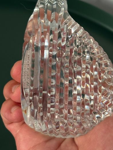 Waterford Crystal Golf Driver Head Paperweight