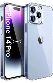 Thin Clear Hard Plastic Case for iPhone 13 14 12 11 Pro MAX XS XR 7 8 Plus Cover
