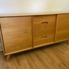 oak veneer sideboard - price drop now 300