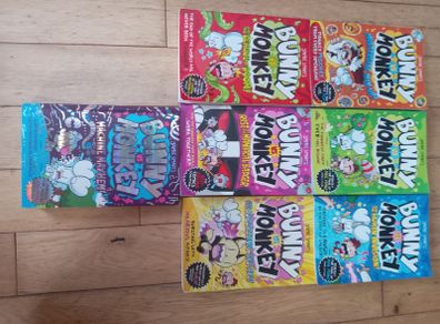 Bunny vs Monkey books x 7 books