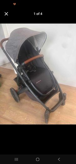 Uppababy Vista pram with bassinet and footmuff