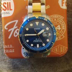 Fossil Men's Watch gold and Silver YACHT MASTER