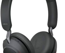 Jabra Evolve Wireless Telephone Headset Bluetooth, With Microphone Stereo Black/ Used