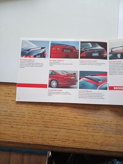 Honda Civic 1993 Handbook Wallet & Docs.