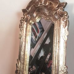 Wooden mirror