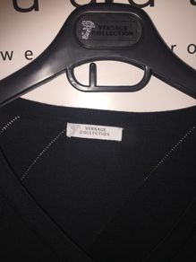 versace jumpers black size xxl brand new