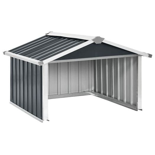 Garden Robot Lawnmower Shed 92x97x63 cm Galvanised Steel Anthracite