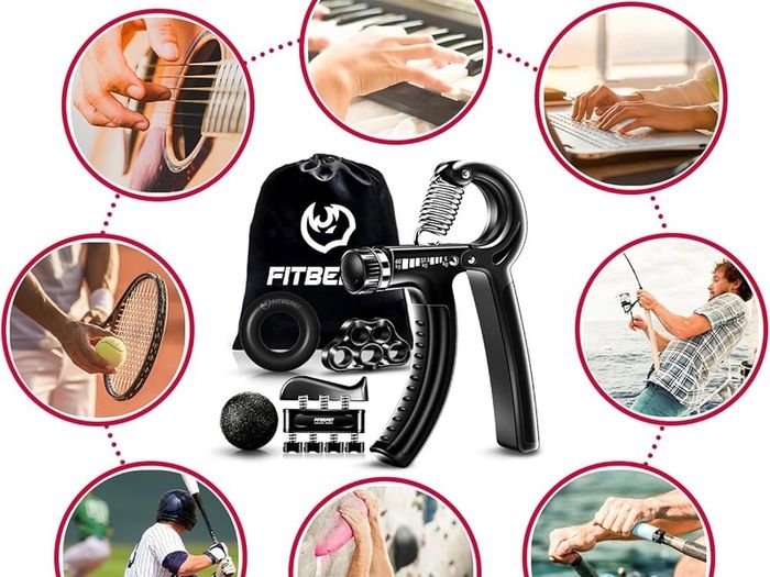 Grip Strengthener Forearm Strengthener Hand Grips Strengthener Kit - 5 Pack Adjustable Resistance
