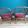 Mid Century Vintage Retro Ercol Easy Chairs model 334 Image 3