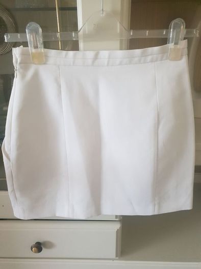Zara White Skirt
