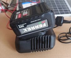 ferrex 20v 4ah battery and charger