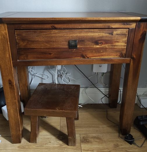 Wooden furniture. 3 pieces