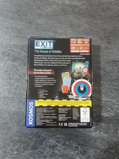 Escape room exit game - house of riddles