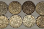 Latvia 1931 Silver 5 Lati Beautiful big Silver Coins Priced at Silver Spot Price