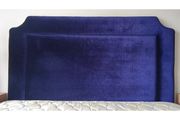 Stunning Royal Blue Velvet Super King Headboard