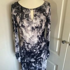Ghost viscose dress size 12 - shades of grey