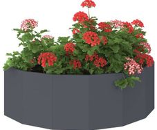 Planter Anthracite 120 x 60 x 35 cm Steel