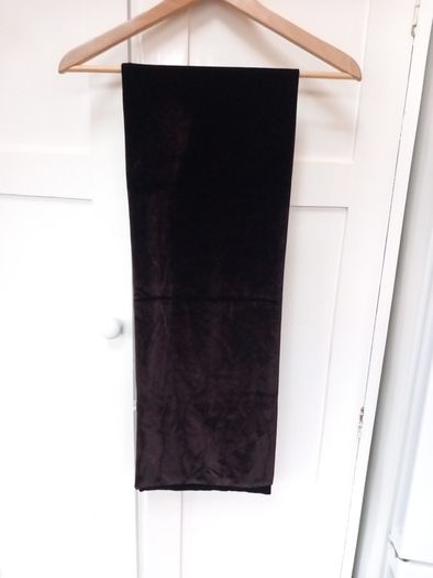 Brown Velvet Scarf