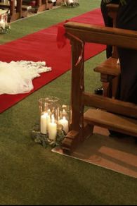 Wedding Glass Candle holders