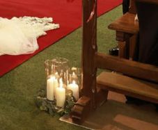 Wedding Glass Candle holders