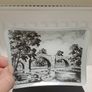 Vintage Ilkley Old Bridge Glass Trinket Dish Image 5