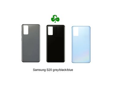 For Samsung Galaxy S20 Back Battery Cover Rear Glass Door Housing New Grey/Black/Blue
