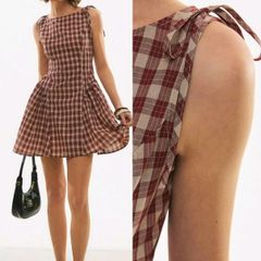 Brand new check dress