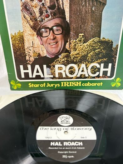 Hal Roach Irish Comedian Record and SIGNED sleeve