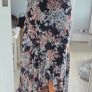Black Flowery Dress Image 3
