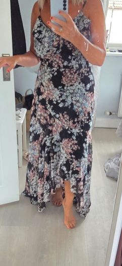 Black Flowery Dress