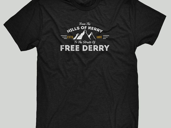 Free Derry T-Shirt (Small to 5XL)
