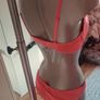 BNWT coral balcony bra & bikini brief  size M  cup UK36 D EU80D Postage included Image 4