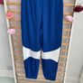 Size 12 retro style adidas bottoms royal blue & white Image 9