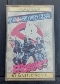 Ghostbusters Commadore 64 cassette game