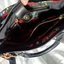 NICA London Black Leather Bag with a Matching Tote Shopper Image 4
