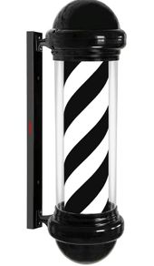 29'' Barber Pole Light, Hair Salon Open Sign, Barber Shop Rotating Black White LED Strips, IP54 Waterproof Save Energy, Wall Mount (FREE POSTAGE)