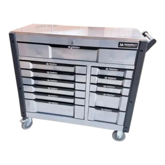 MANAROLA 12-Drawer Tool Chest + Full Professional Tool Kit -