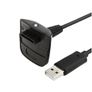 Xbox 360 Wireless Controller Gamepad Black + USB Cable Image 5