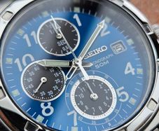 Watch Seiko "Panda" Chronograph. Quartz