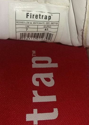 Firetrap Real Leather Trainers