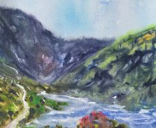 Gougane Barra watercolour