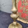 2 x Antique brass Candle Stands Image 5
