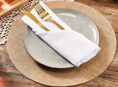 6 Hessian Place Mats